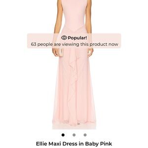 Lovers + Friends Baby Pink Maxi Dress